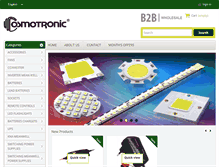 Tablet Screenshot of cosmotronic.gr